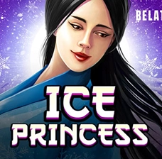 Postać Ice Princess w śnieżnej scenerii Vavada